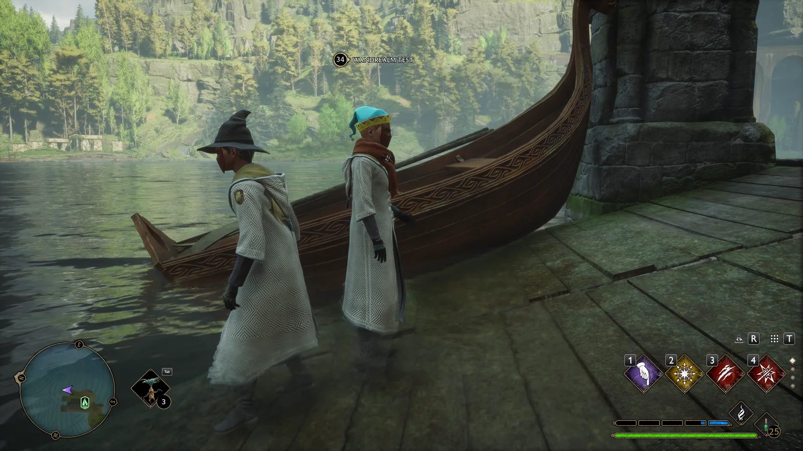 Wandrealm players' wizards together in the Highlands